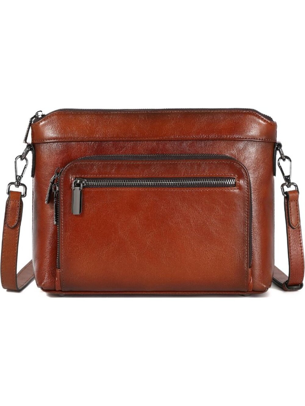 Stylish Leather Crossbody Bag for Women | RFID Blocking Pocket Handbag